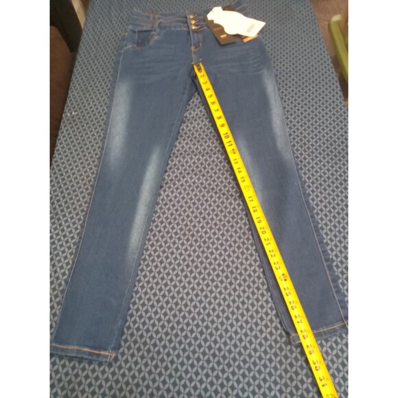 WAIST 33 INCHES SIZE 15 SKINNY JEANS STRETCH DENIM PUSH UP 15-3 MK1410 SZ15 - Picture 4 of 11
